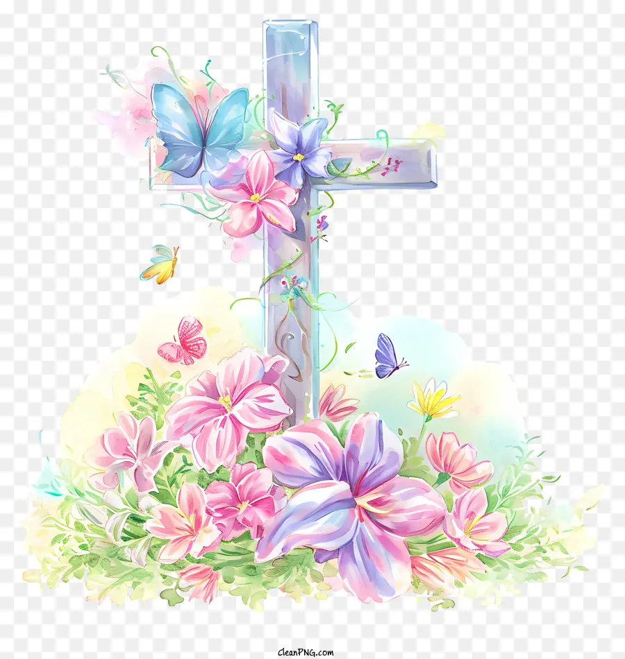 Feliz Cruz De Pascua，De La Cruz PNG