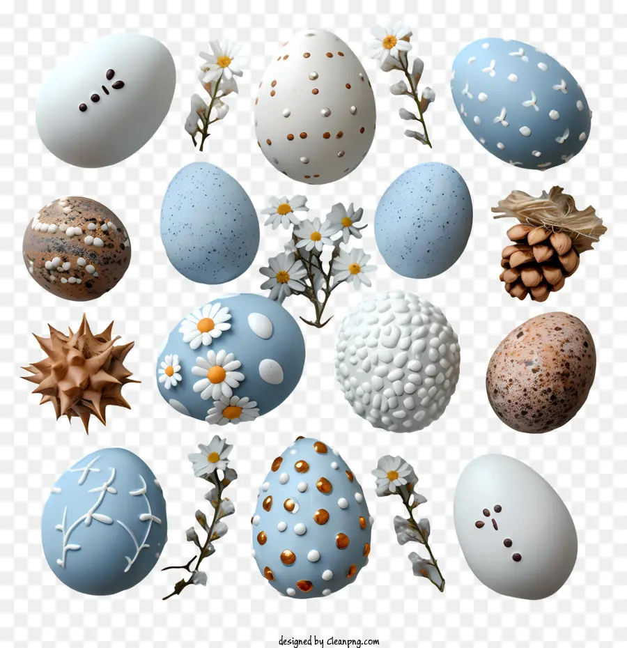 Los Huevos De Pascua，Huevos Decorados PNG