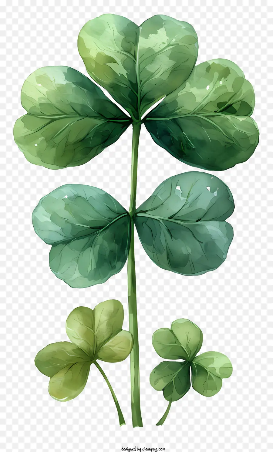 Shamrock，Ilustración Acuarela PNG