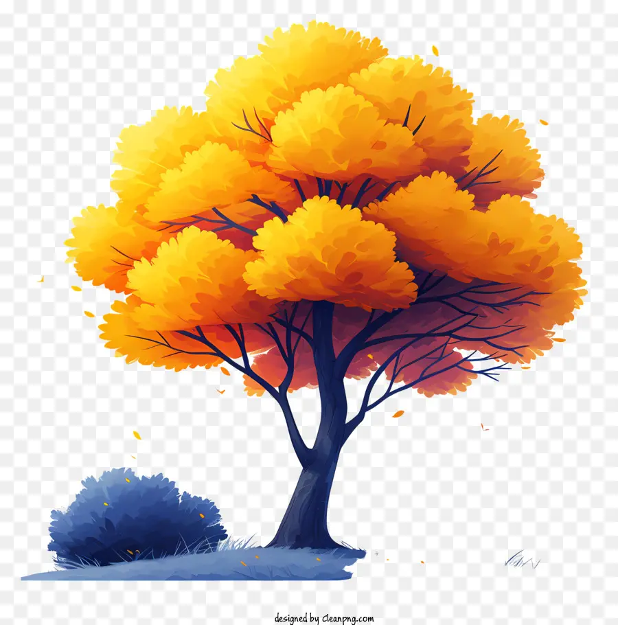 árbol De Otoño，Follaje Otoñal PNG