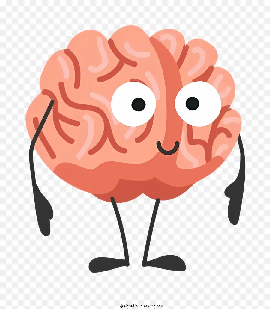 Cerebro De Dibujos Animados，Cerebro Triste PNG