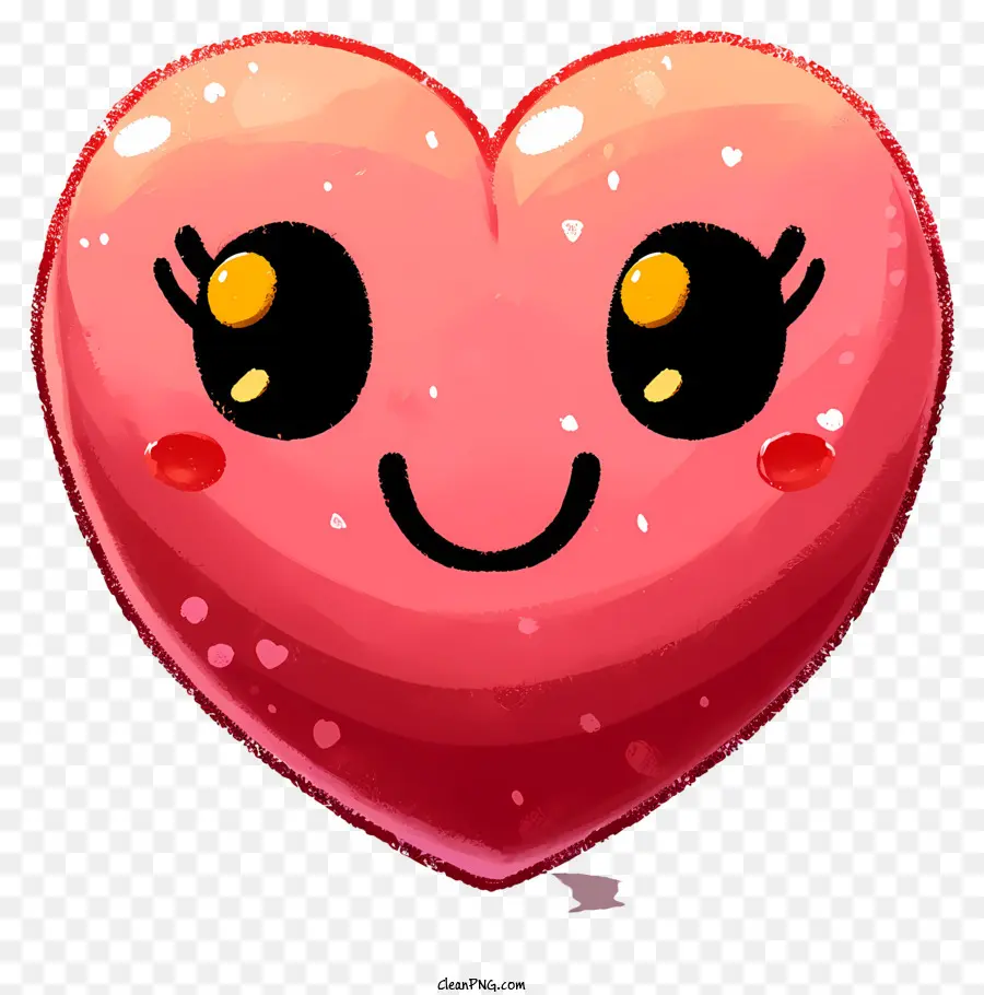 Corazón Emoji，Corazón Rosa PNG