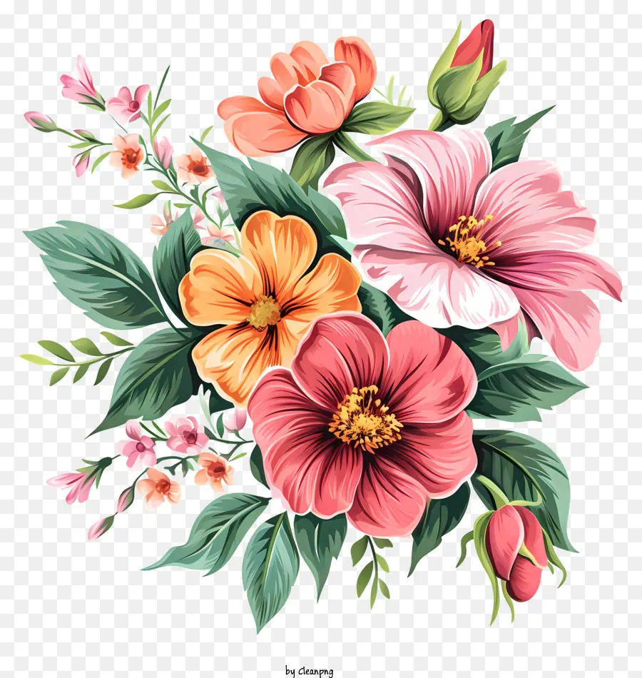 Flores Personalizadas，Ramo PNG