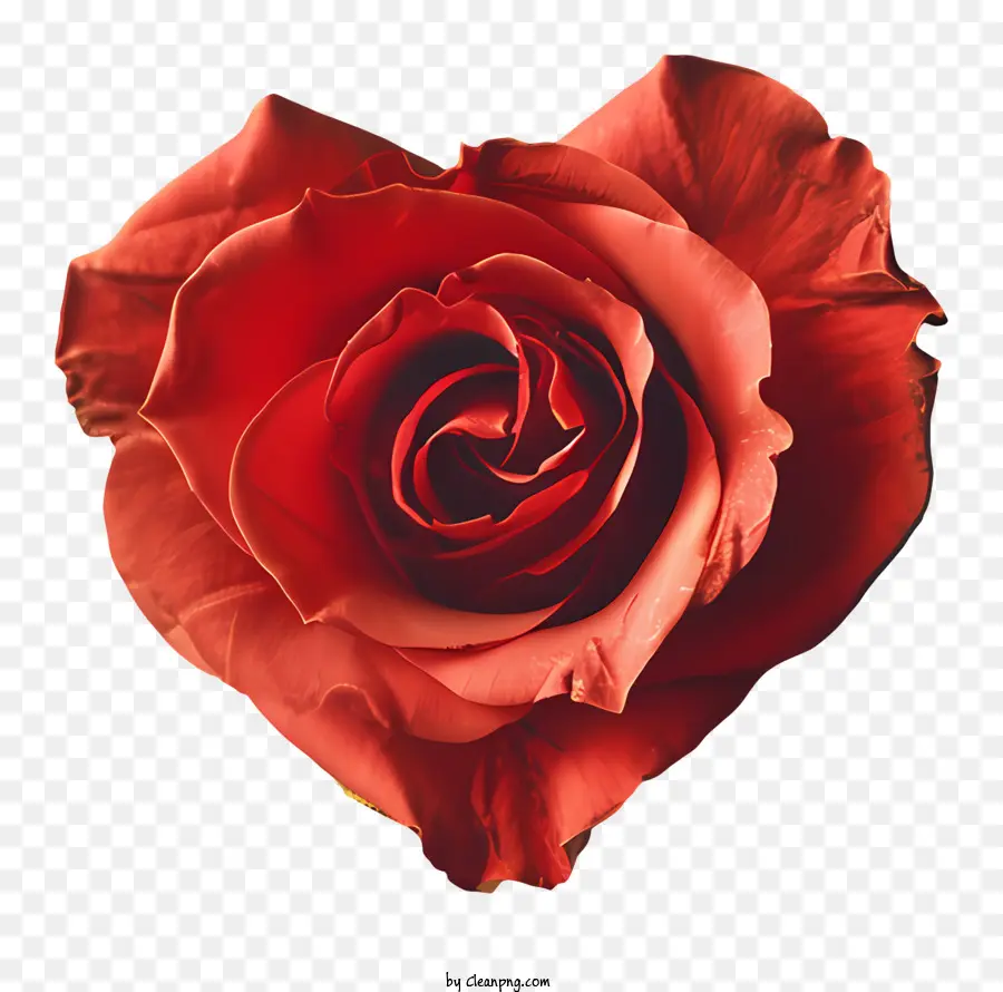 Rosa En El Libro，Corazón De Rosa Roja PNG