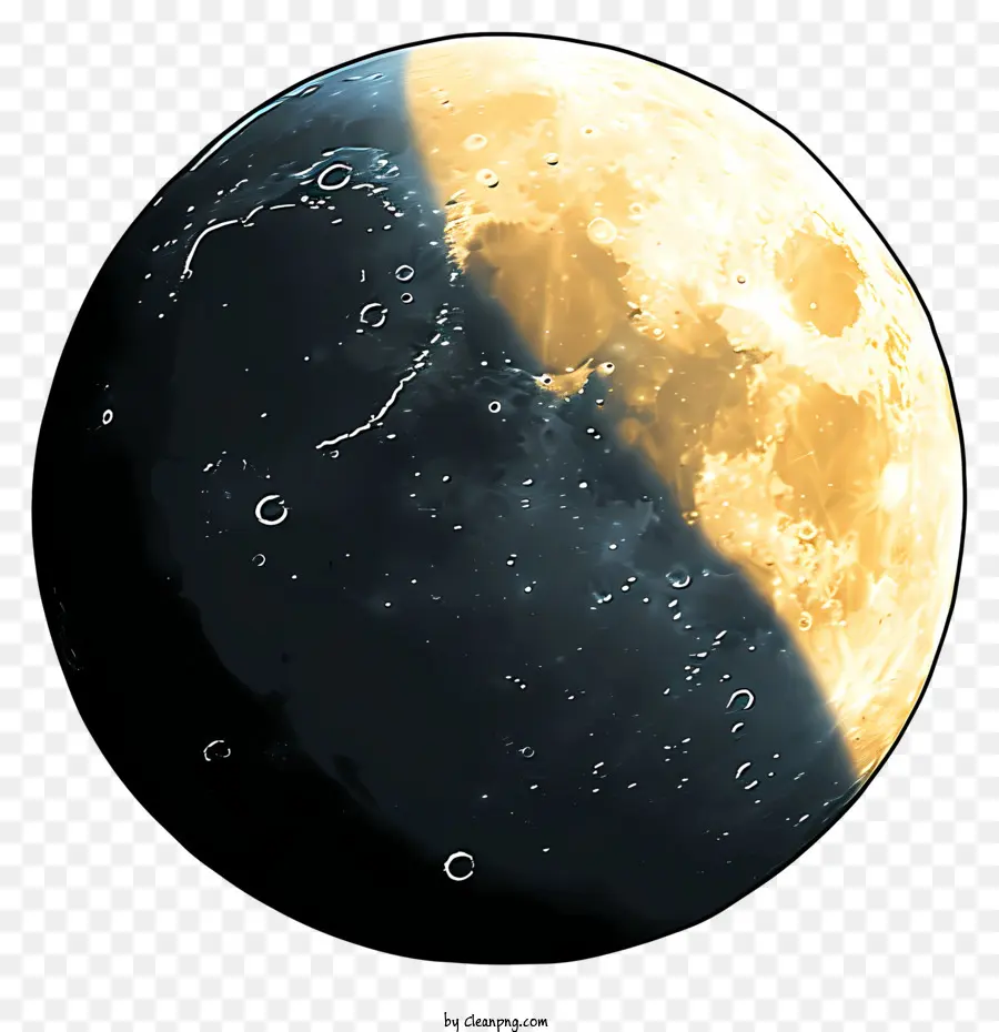 Luna De Estilo Realista，Luna PNG