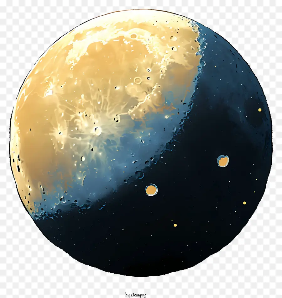 Luna De Estilo Realista，Luna PNG