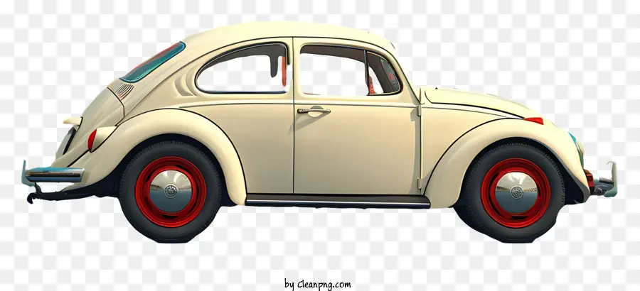 Coche Blanco，Escarabajo De Volkswagen PNG