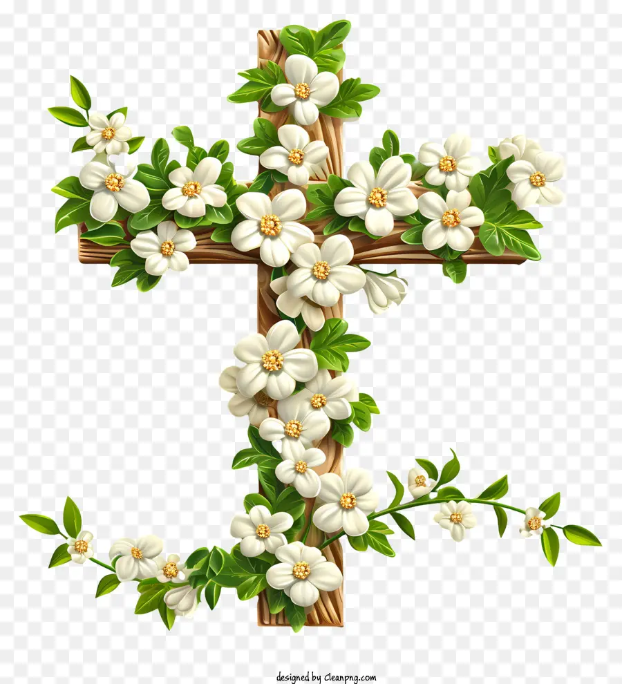 Feliz Cruz De Pascua，Cruz De Madera PNG