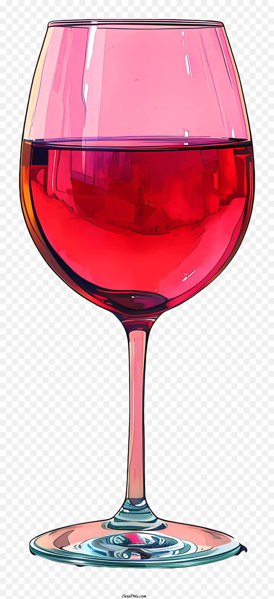 Copa De Vino Tinto，Estilo De La Década De 1920 PNG