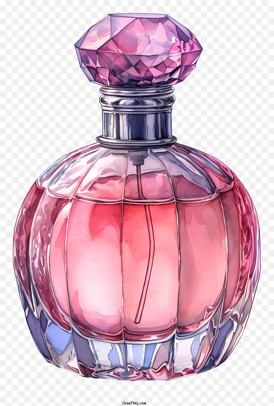 Botella De Perfume，Rosa Botella PNG