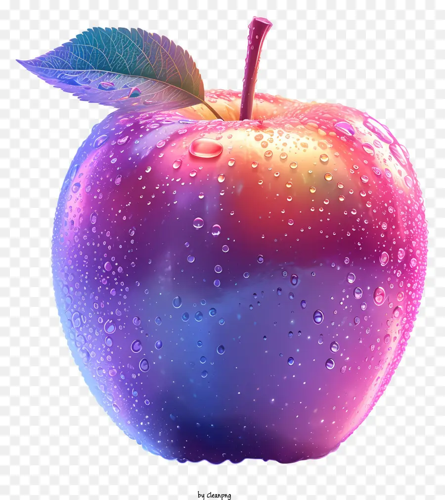 Manzana Roja，Manzana Colorida PNG