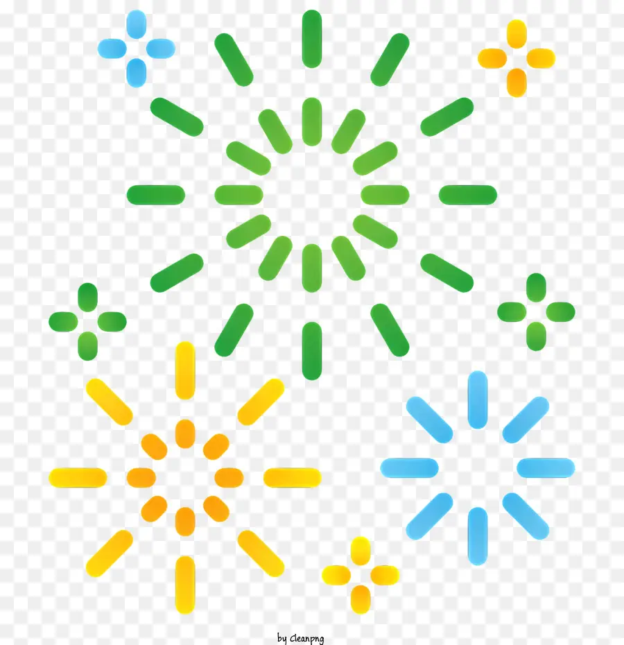 Fuegos Artificiales Icono，Diseño De Arbusto Solar PNG