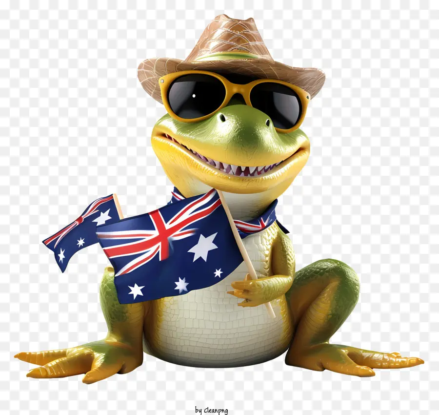 Día De Australia，Sapo Verde PNG