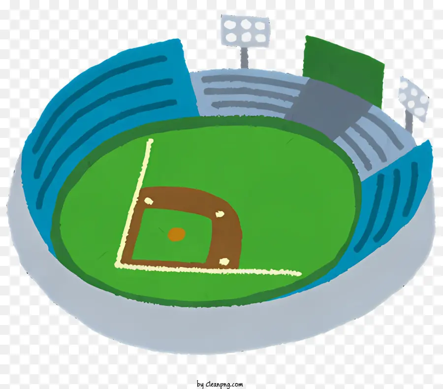 Béisbol，El Estadio De Béisbol PNG