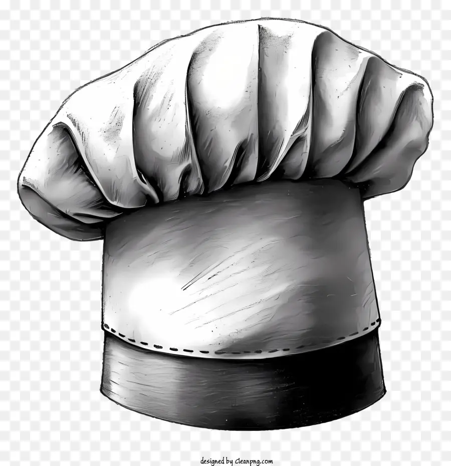 Sombrero De Chef Estilo Boceto，Sombrero Del Cocinero PNG