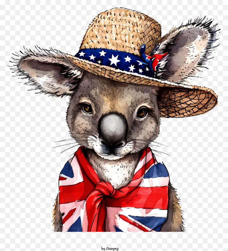 Día De Australia，Canguro PNG