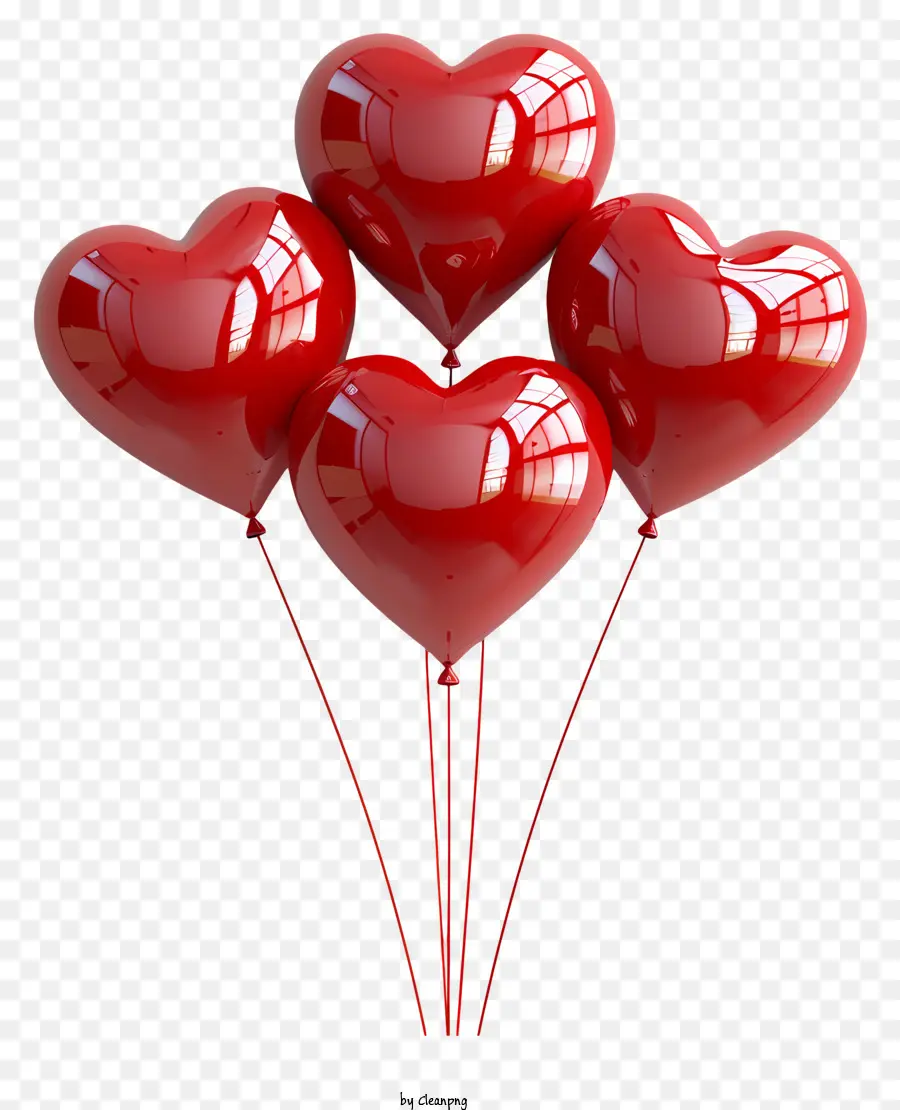 Globos De Corazon，Globos PNG