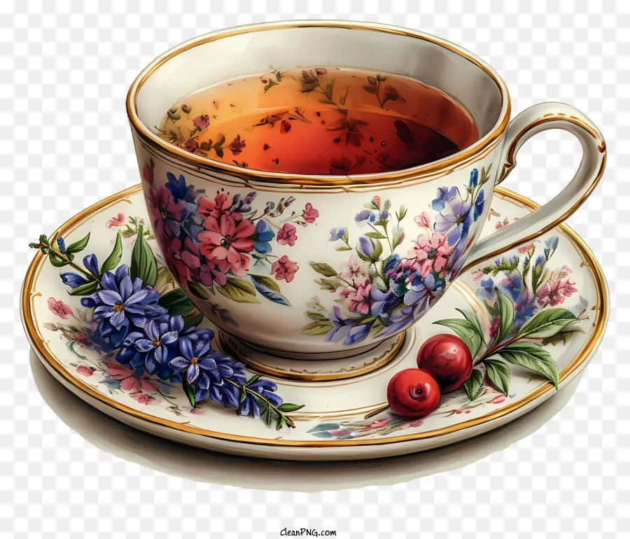 La Taza De Té，Cup Of Tea PNG