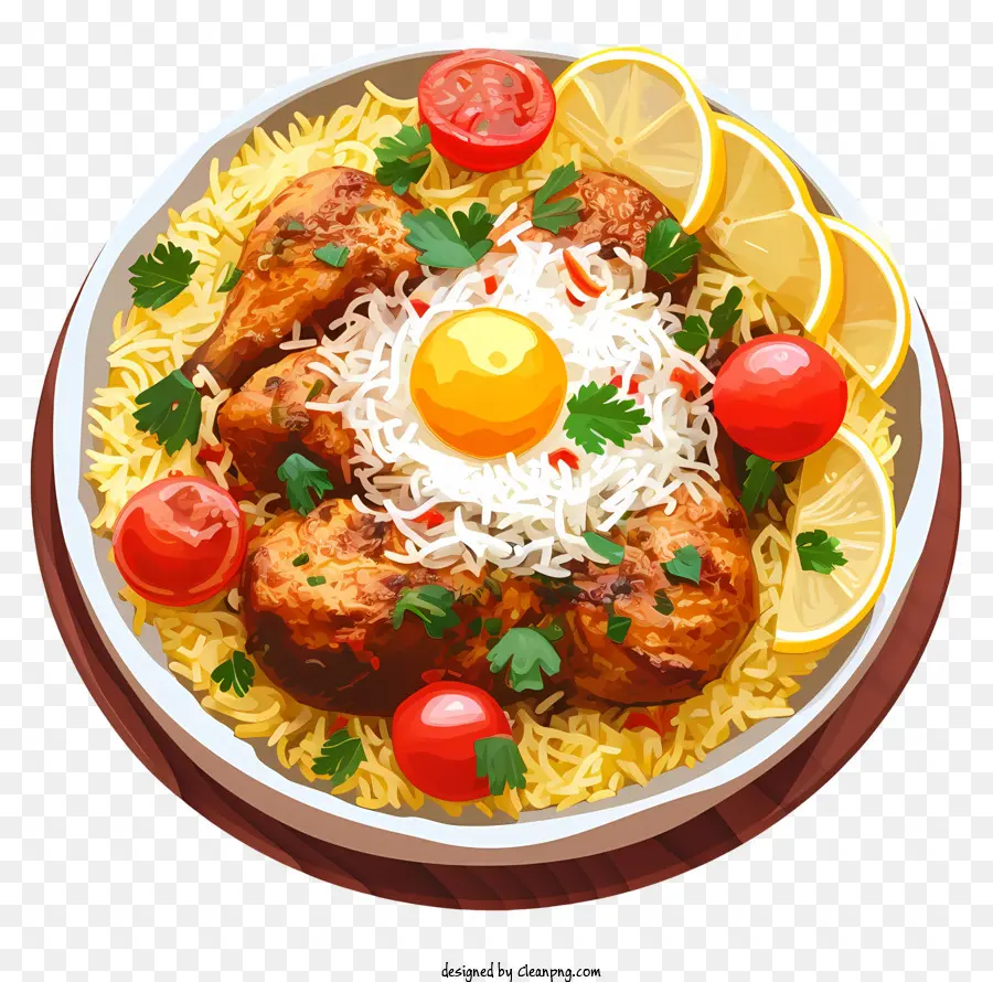 Pollo Biryani，Pollo Frito Con Arroz PNG