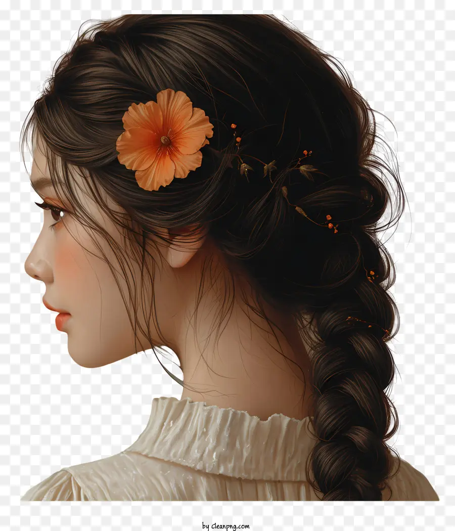 Trenza De Cabello，Peinado PNG