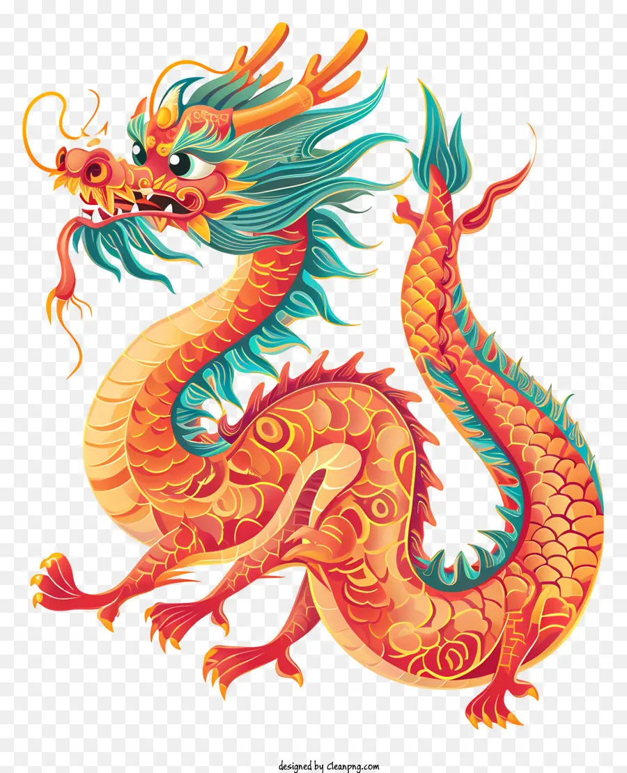 Año Nuevo Chino，Dragón PNG