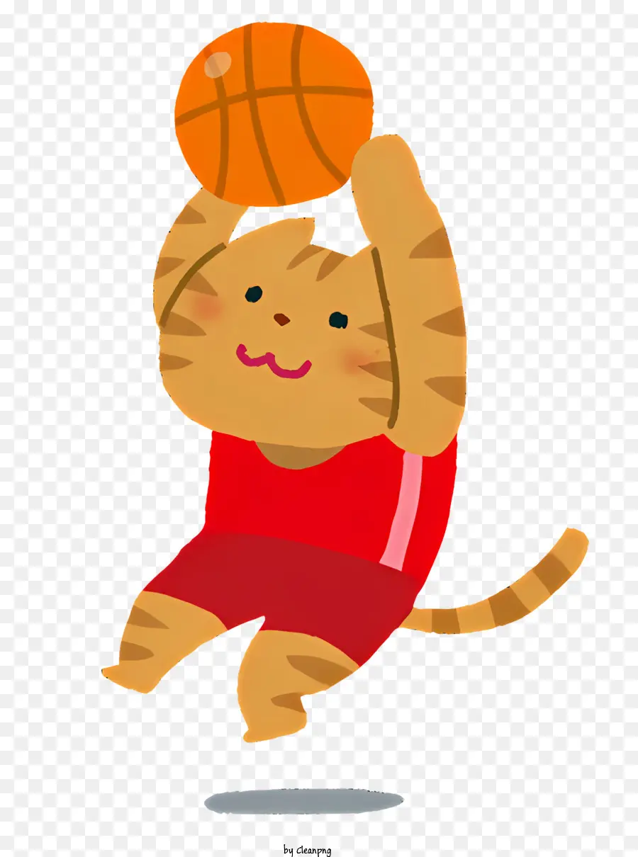 Baloncesto Gato，Gato Jugando Baloncesto PNG