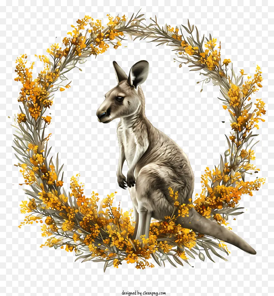 Día De Australia，Canguro PNG