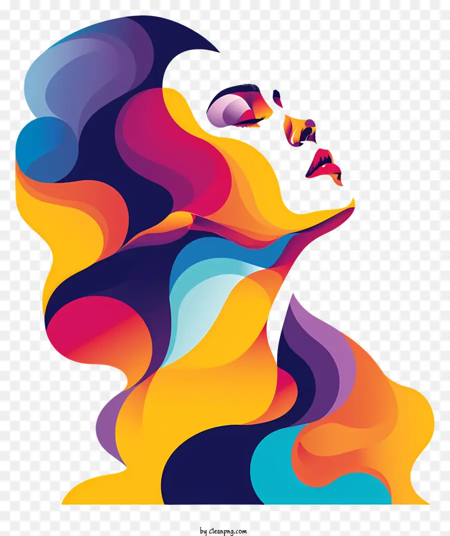 Día De La Mujer，El Arte Abstracto PNG