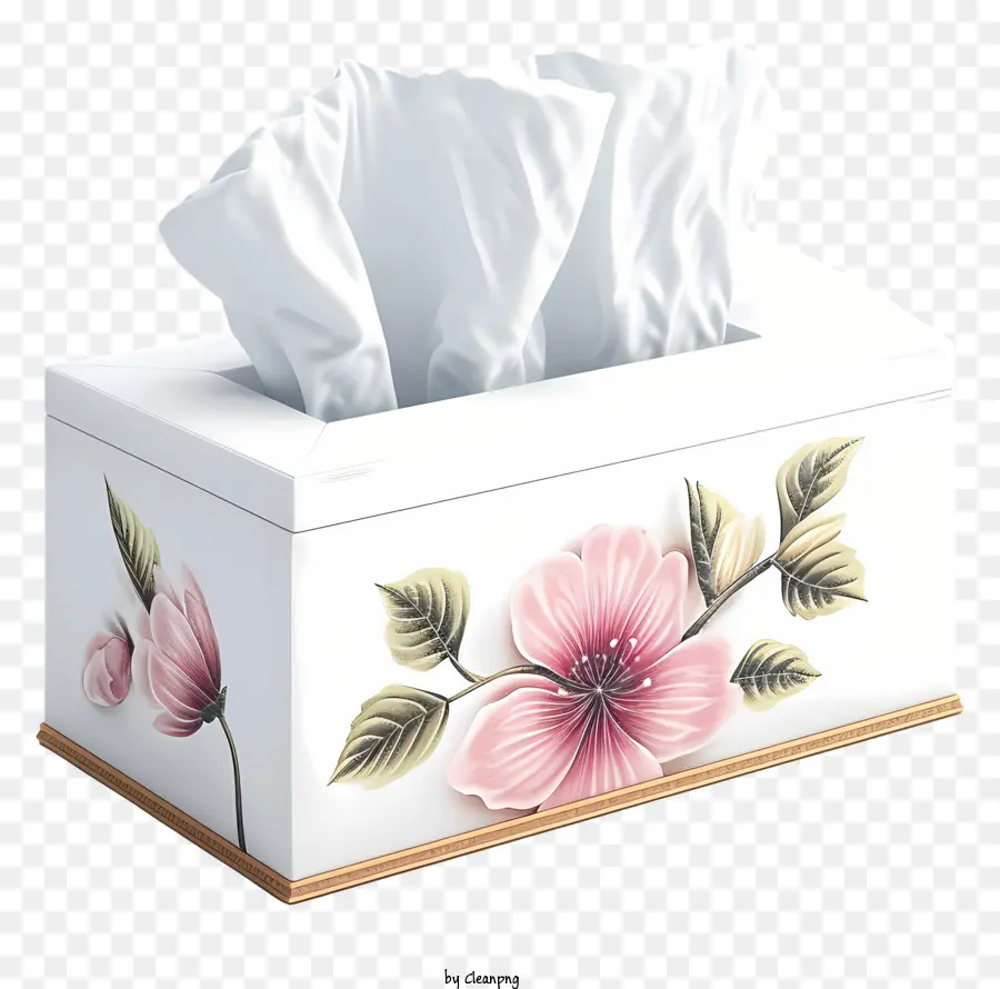 Caja De Pañuelos De Estilo Realista，Caja De Pañuelos PNG