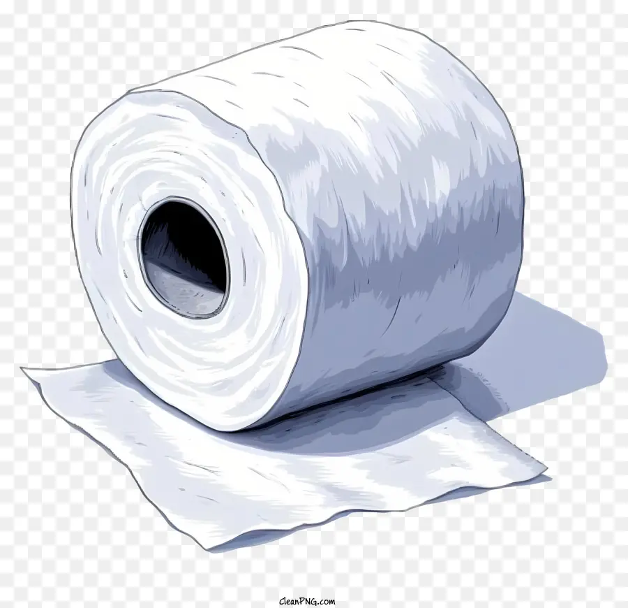 Tejido Para El Baño Estilo Boceto，Papel Higiénico PNG