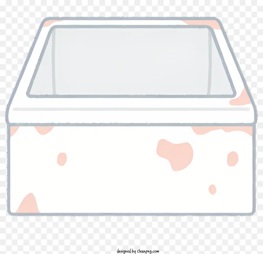 Caja Blanca Pequeña，Material Liviano PNG