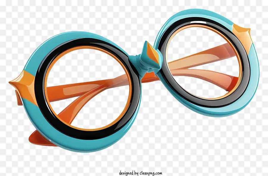 Carnaval，Gafas Redondas Simples PNG