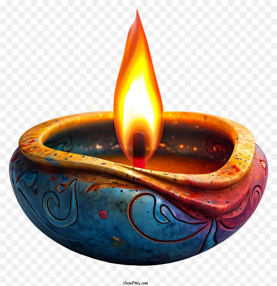 Día De La Independencia De La Lámpara，Velas Hechas A Mano PNG