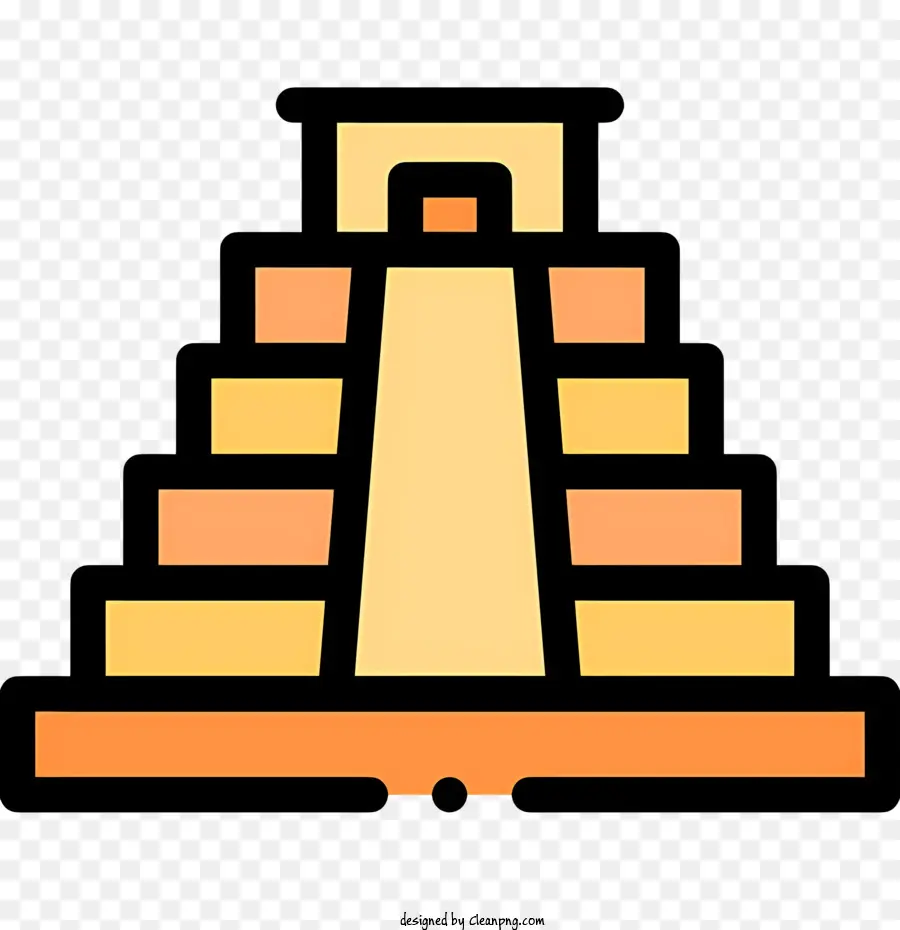 Pirámide Maya，Templo Maya Antiguo PNG