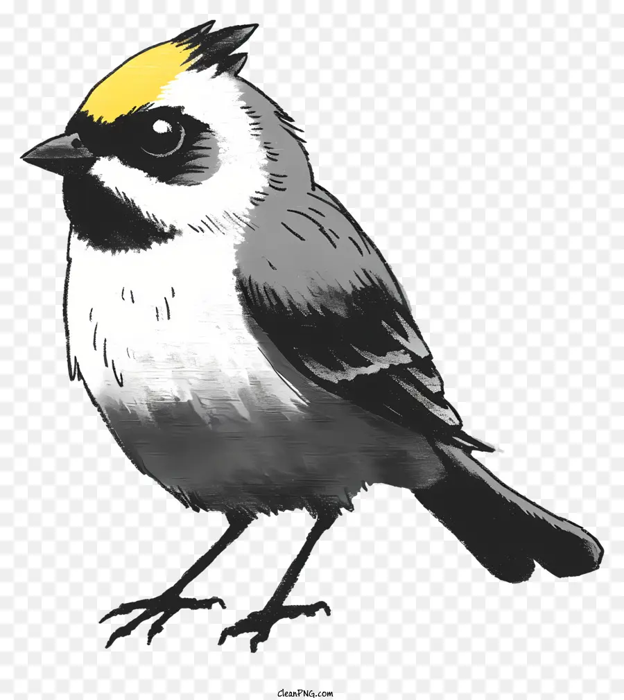 Pájaro Estilo Boceto，Aves PNG