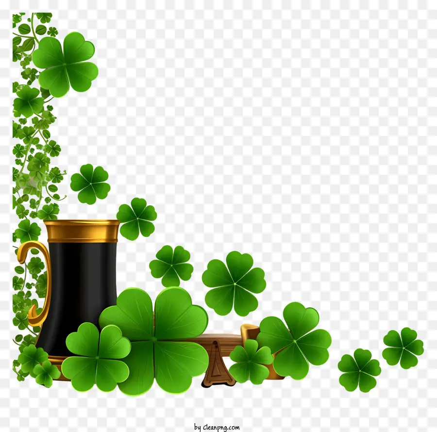 Tablero De St Patrick，Tréboles PNG