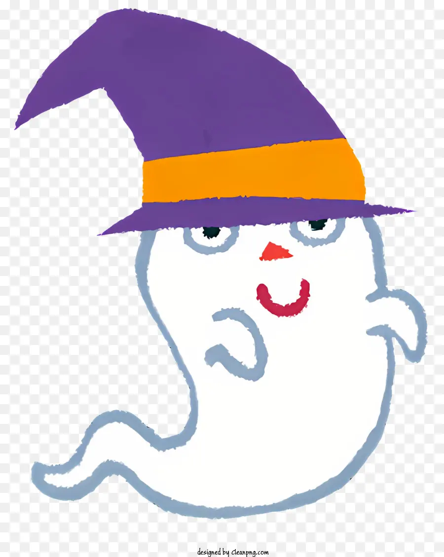 Víspera De Todos Los Santos，Fantasma Con Sombrero PNG