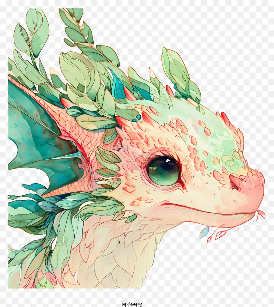 Dragón Verde，De Dibujos Animados Dragon PNG