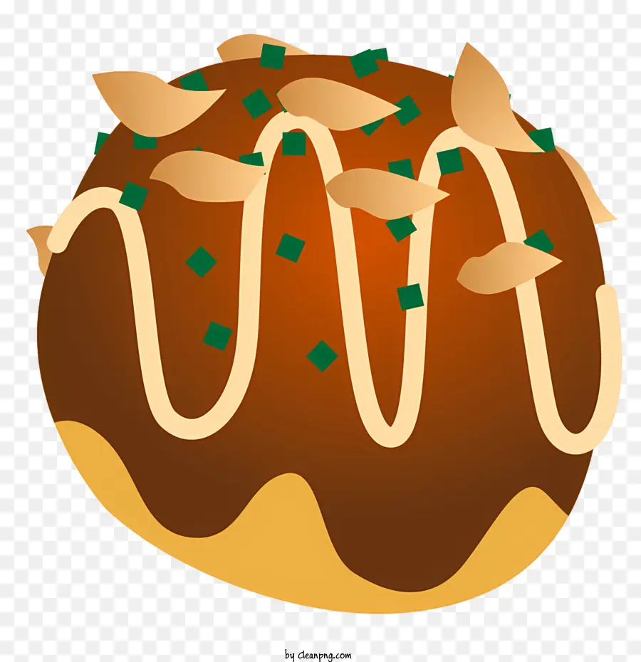 La Comida，Donut De Chocolate PNG