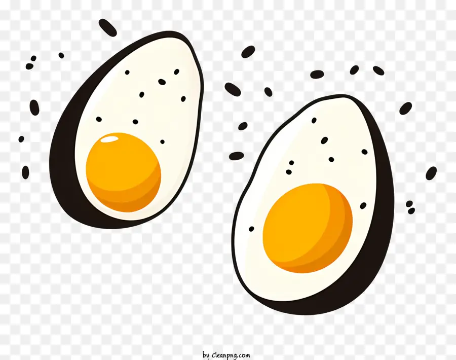 Huevo Cocido，Huevos Duros PNG