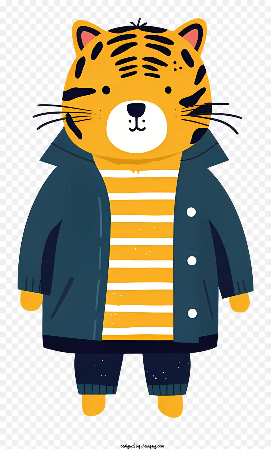 Cartoon Tiger，Tigre Lindo PNG