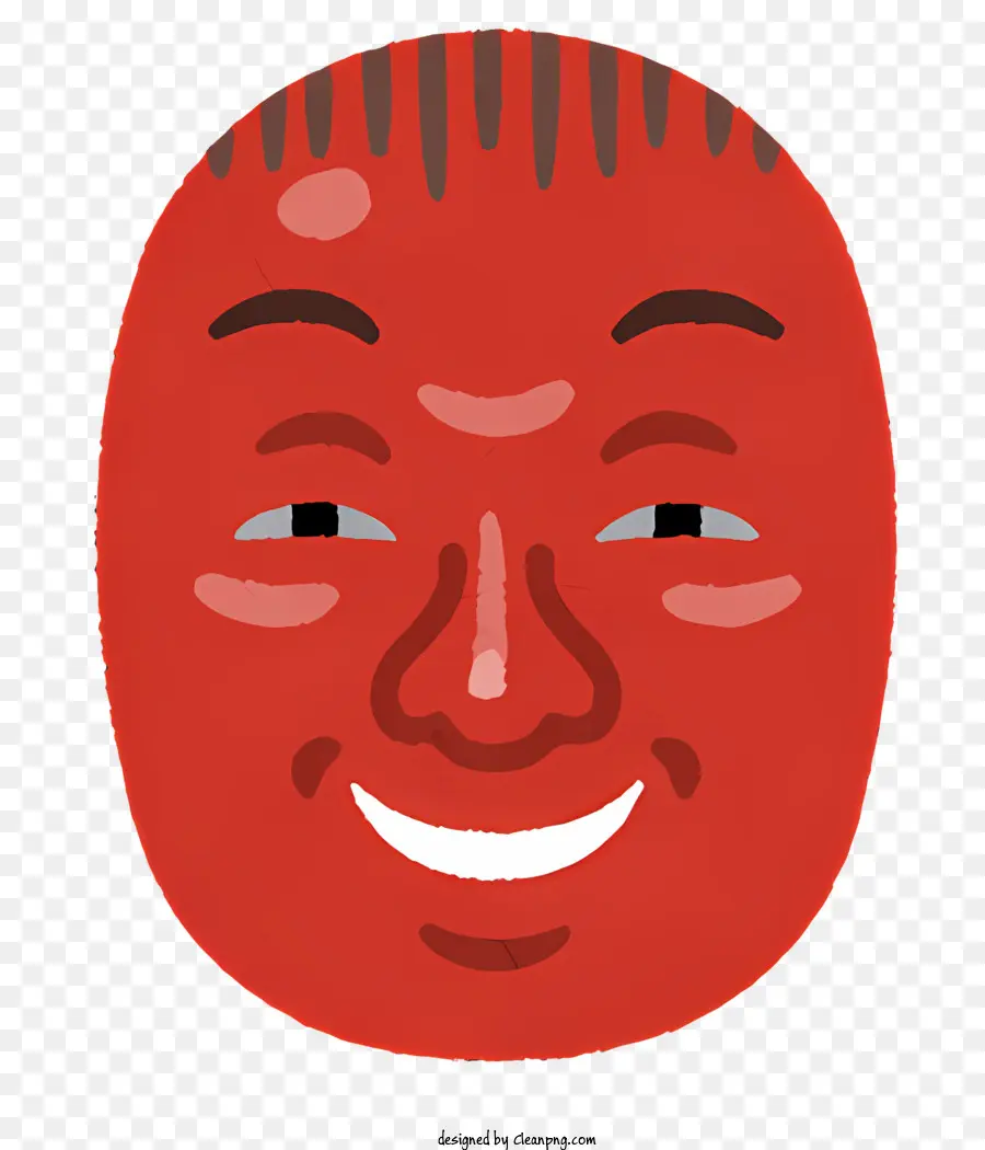 Cara Roja，Gran Sonrisa PNG