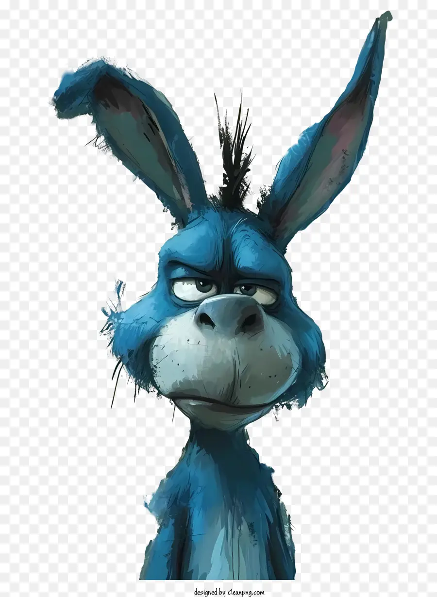 Burro，Conejo Azul PNG