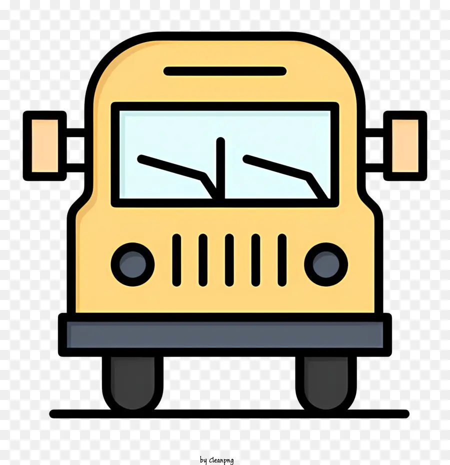 Icono De Educación Moderna，Autobús Escolar PNG