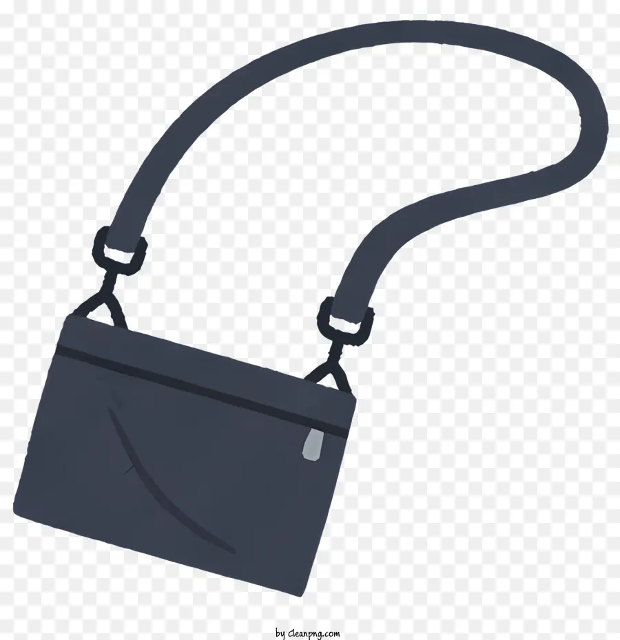 La Moda，Bolso De Cuero Azul PNG