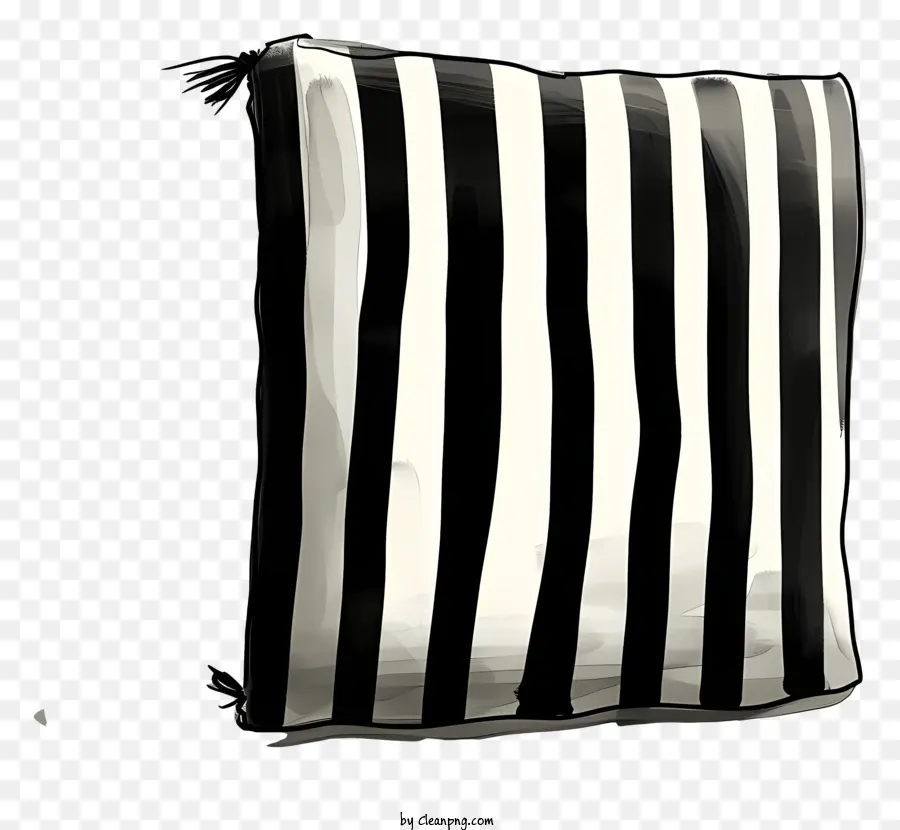 Almohada，Lineas Blancas Y Negras PNG