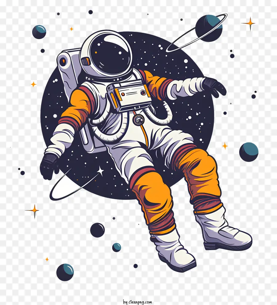Espacio Flotante De Astronauta，La Exploración Del Espacio PNG