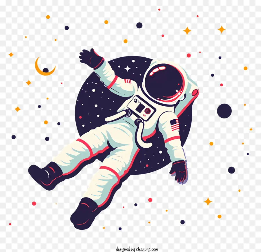 Espacio Flotante De Astronauta，Astronauta PNG