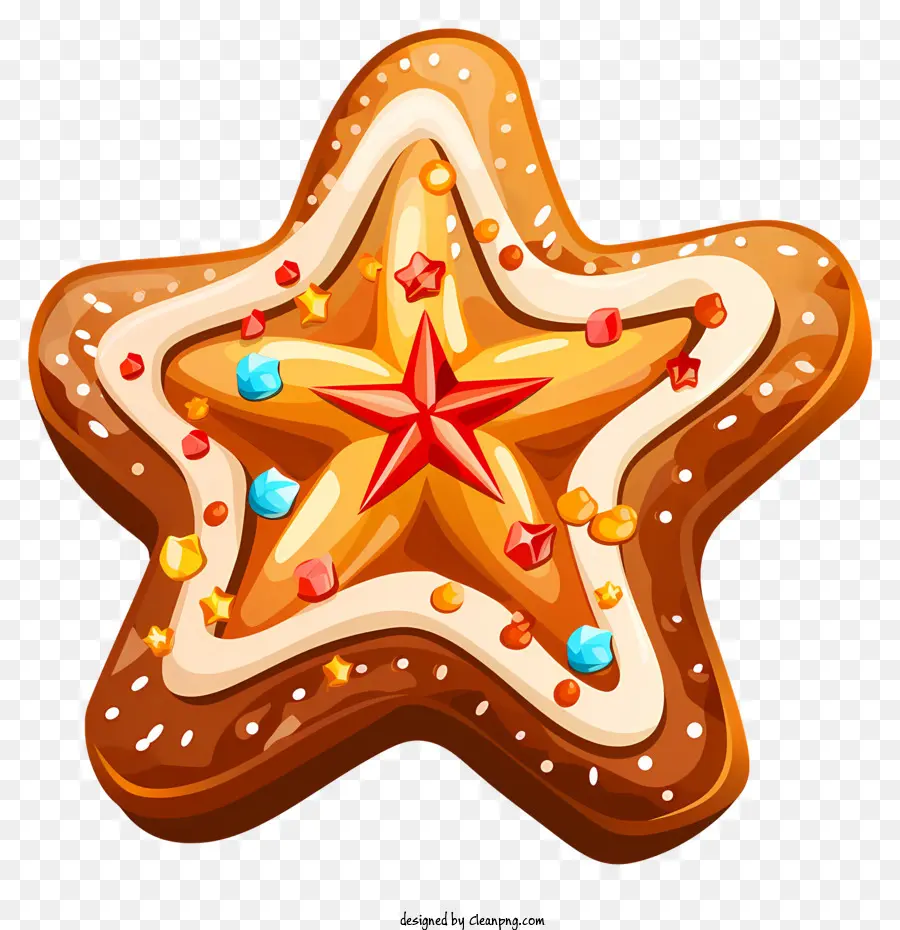 Día De La Noche Rápida，Galleta Estrella PNG