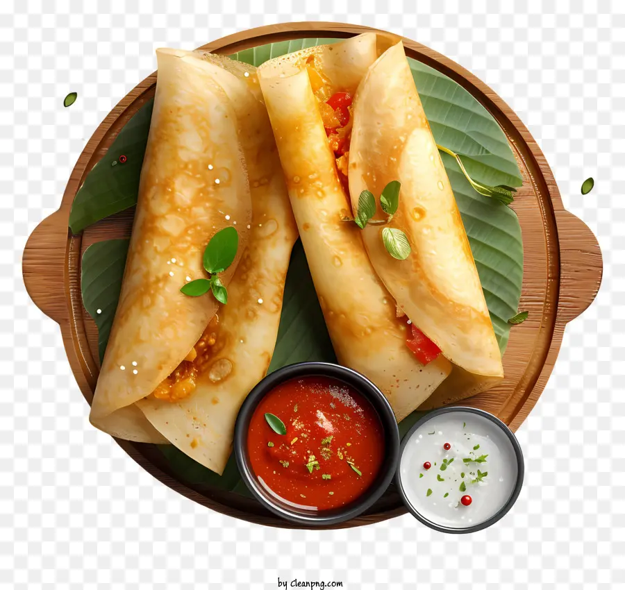 Dosa，Comida De La India PNG